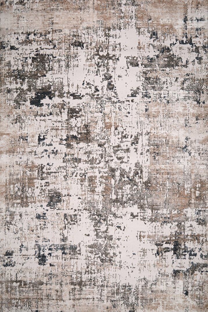 Lorenz Brushstroke Texture Cream Rug