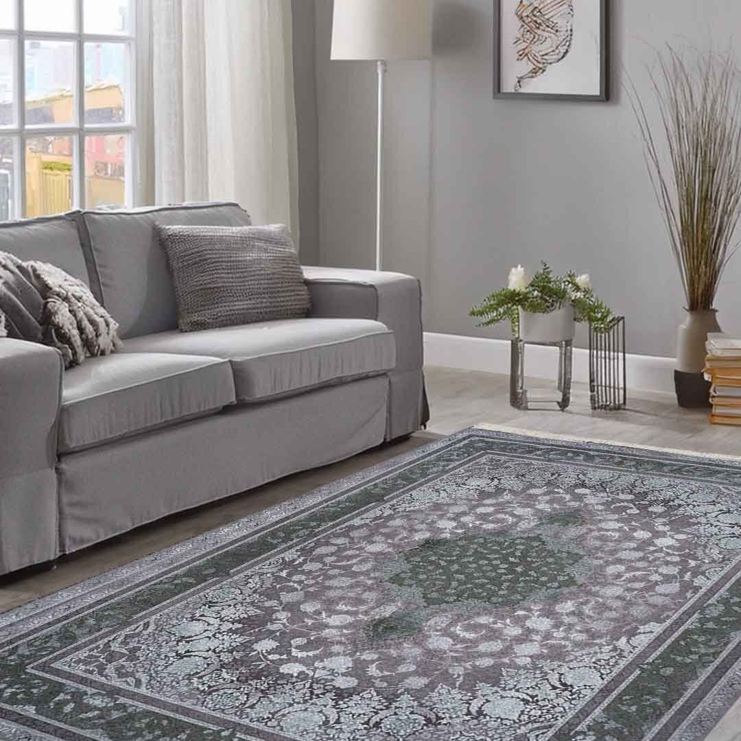 Emerald Maniya Green Elegance Rug | E-122 - Image 4