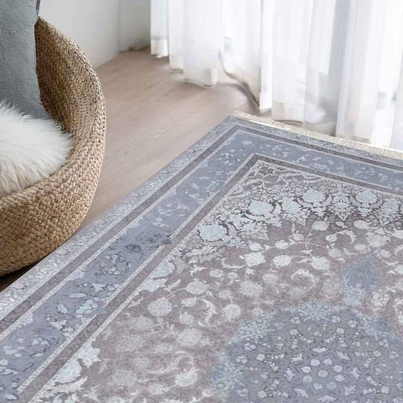 Emerald Maniya Blue Elegance Rug | E-122 - Image 4