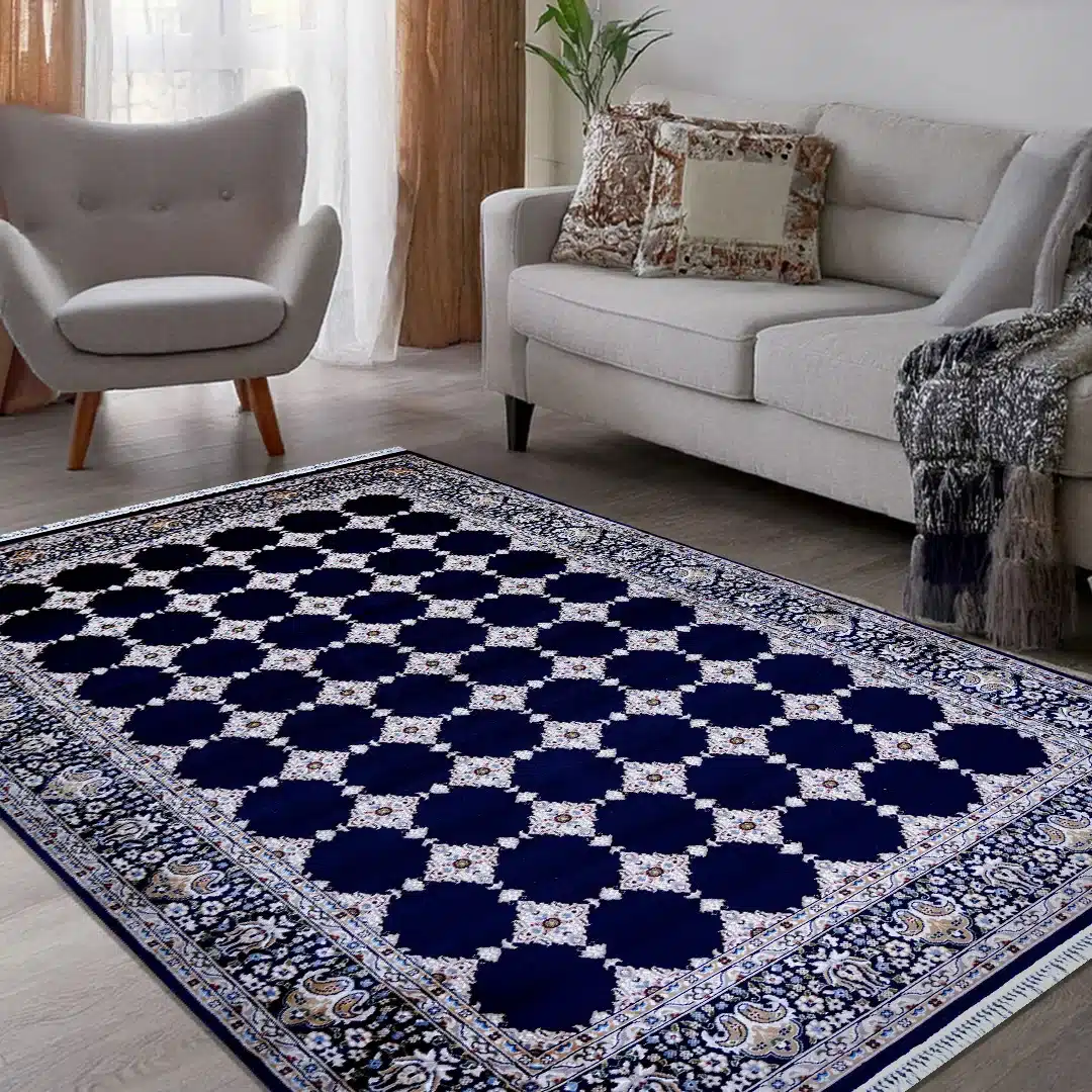 Bukhara Navy Elegance Rug | A636A-E3366-NAVY/NAVY - Image 3