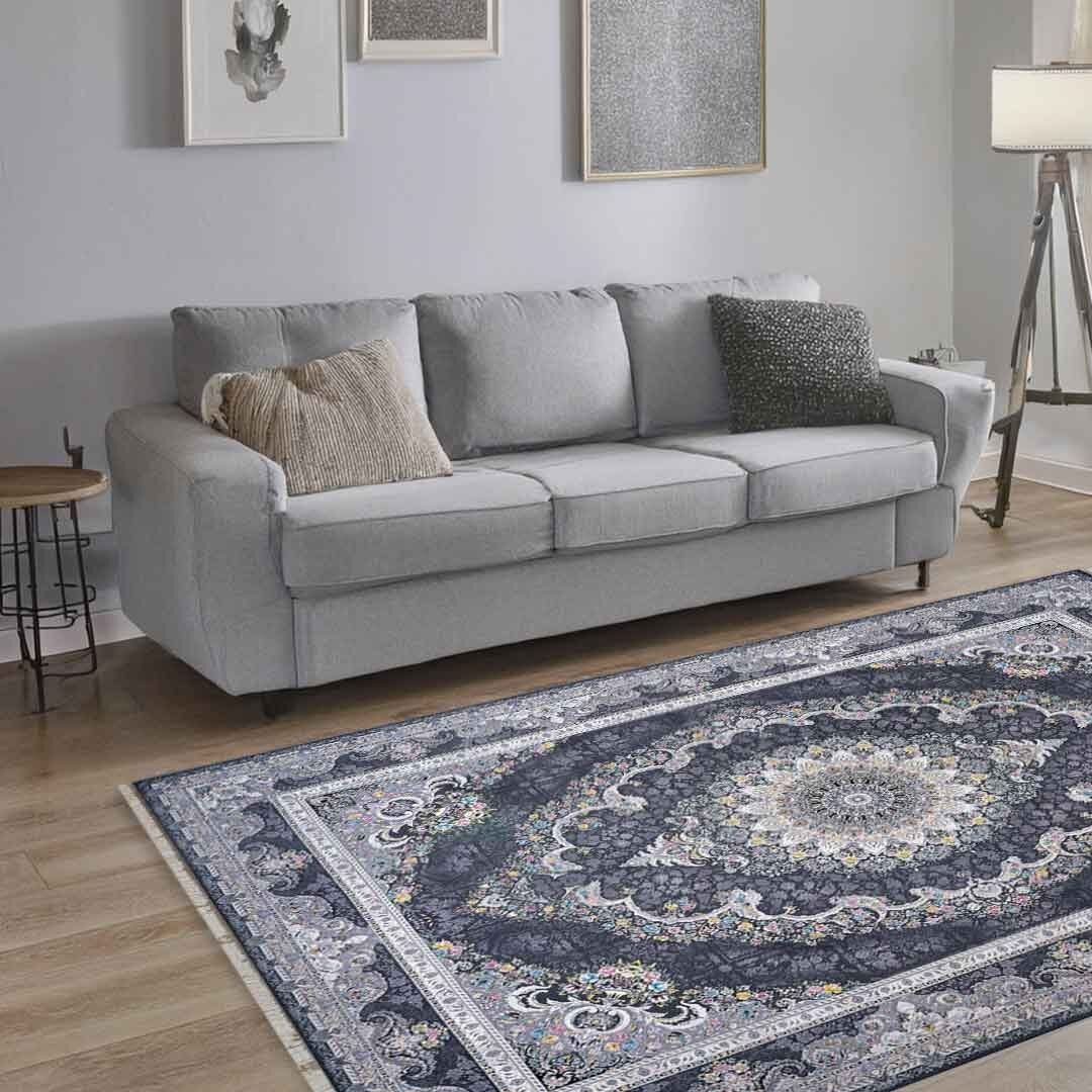 Amatis Viona Dark Grey Rug | A-135 - Image 2