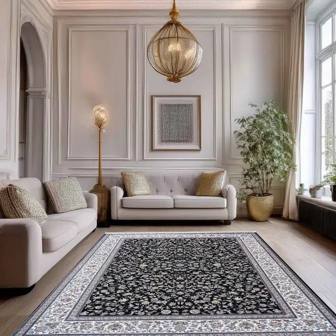 Amatis Adrianna Navy Blue Rug | A-133 - Image 2