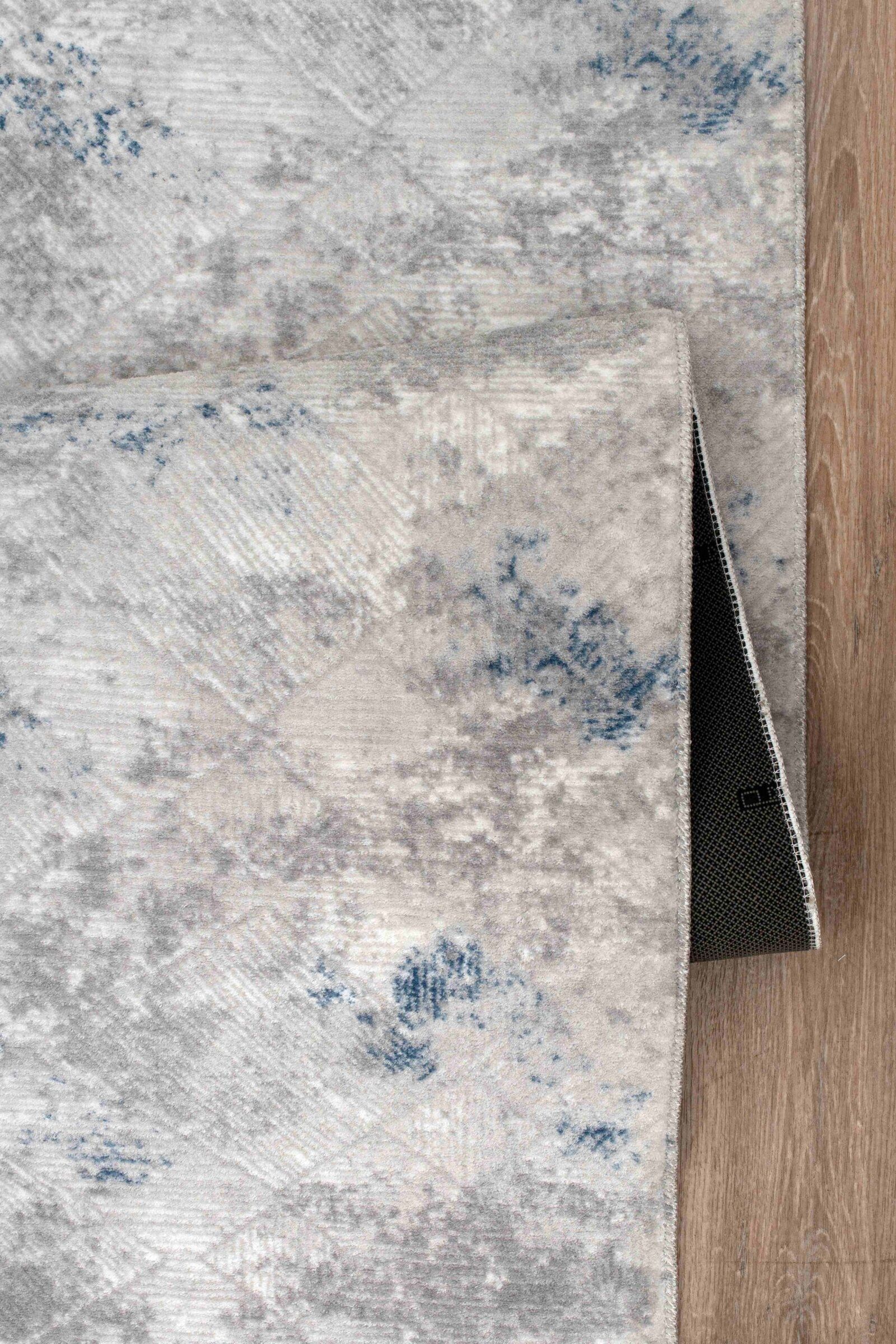 PARANTEZ-4229-BLUE - Washable Modern Rug - Image 5