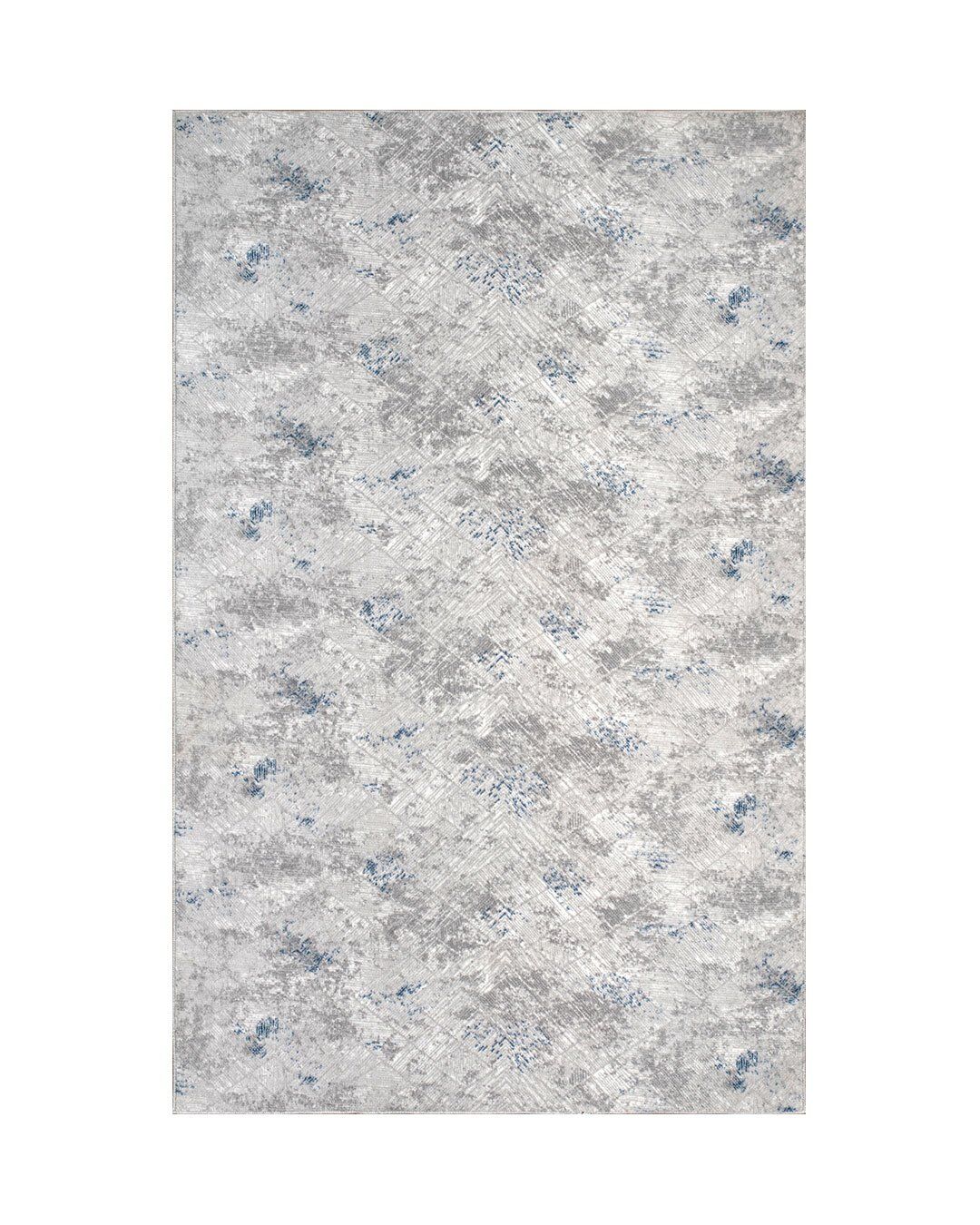 PARANTEZ-4229-BLUE - Washable Modern Rug