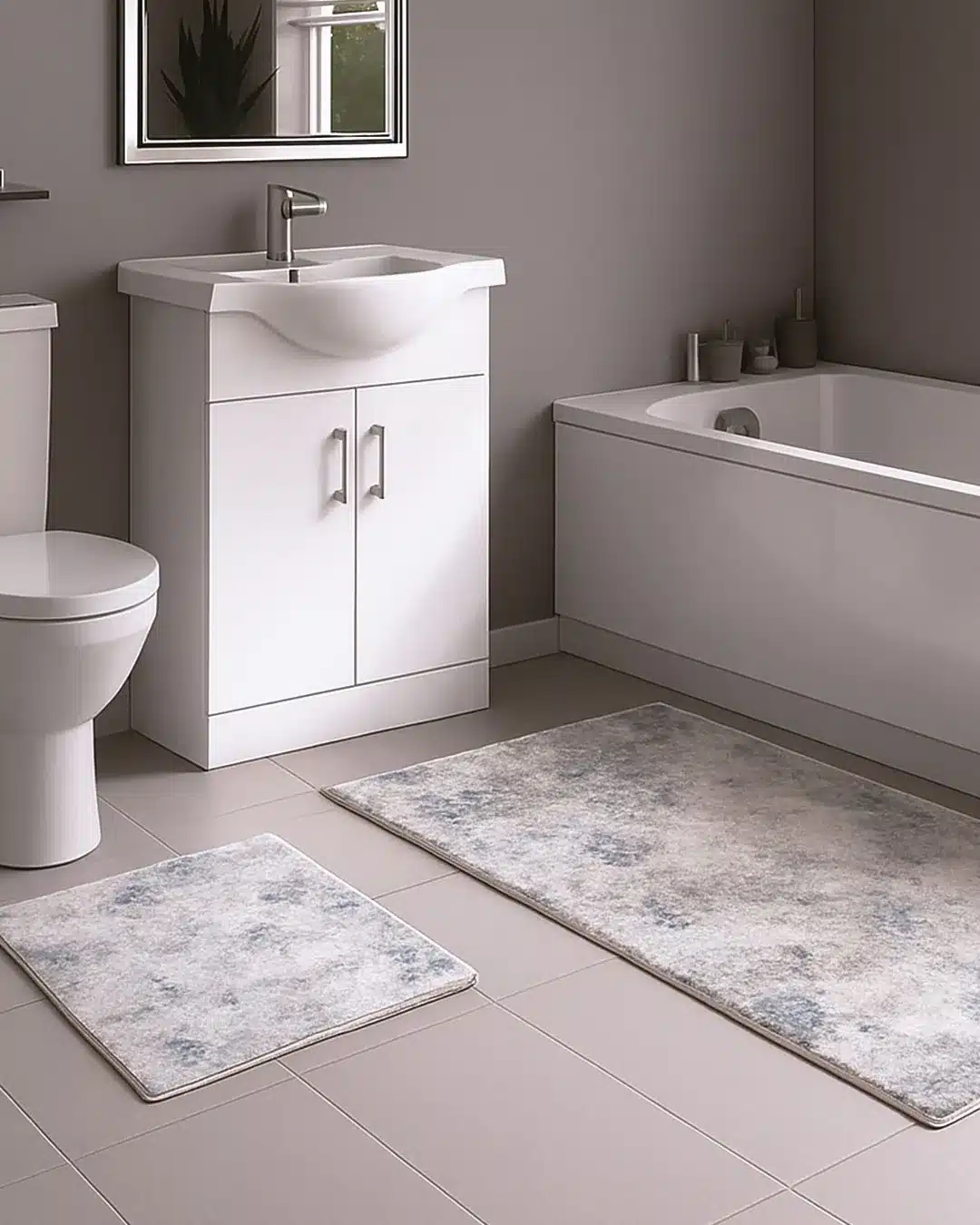 PARANTEZ-4229-BLUE - Washable Modern Rug - Image 7