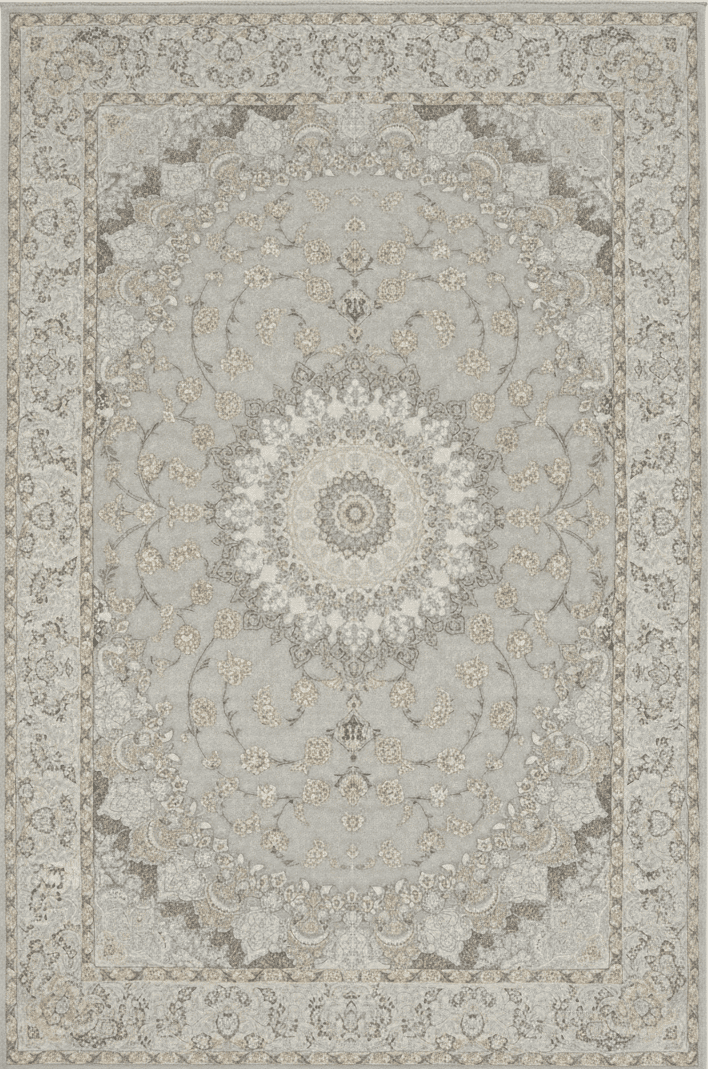 SAPPHIRE Grey Heritage Bloom Rug